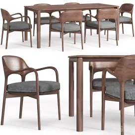 Artisan Neva Table And Porada Ella Chair